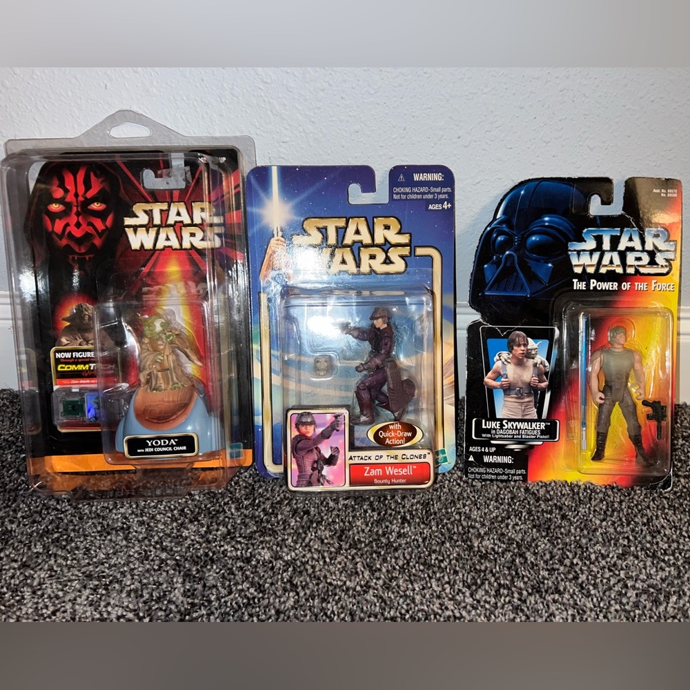 NEW Star Wars action figure bundle yoda skywalker